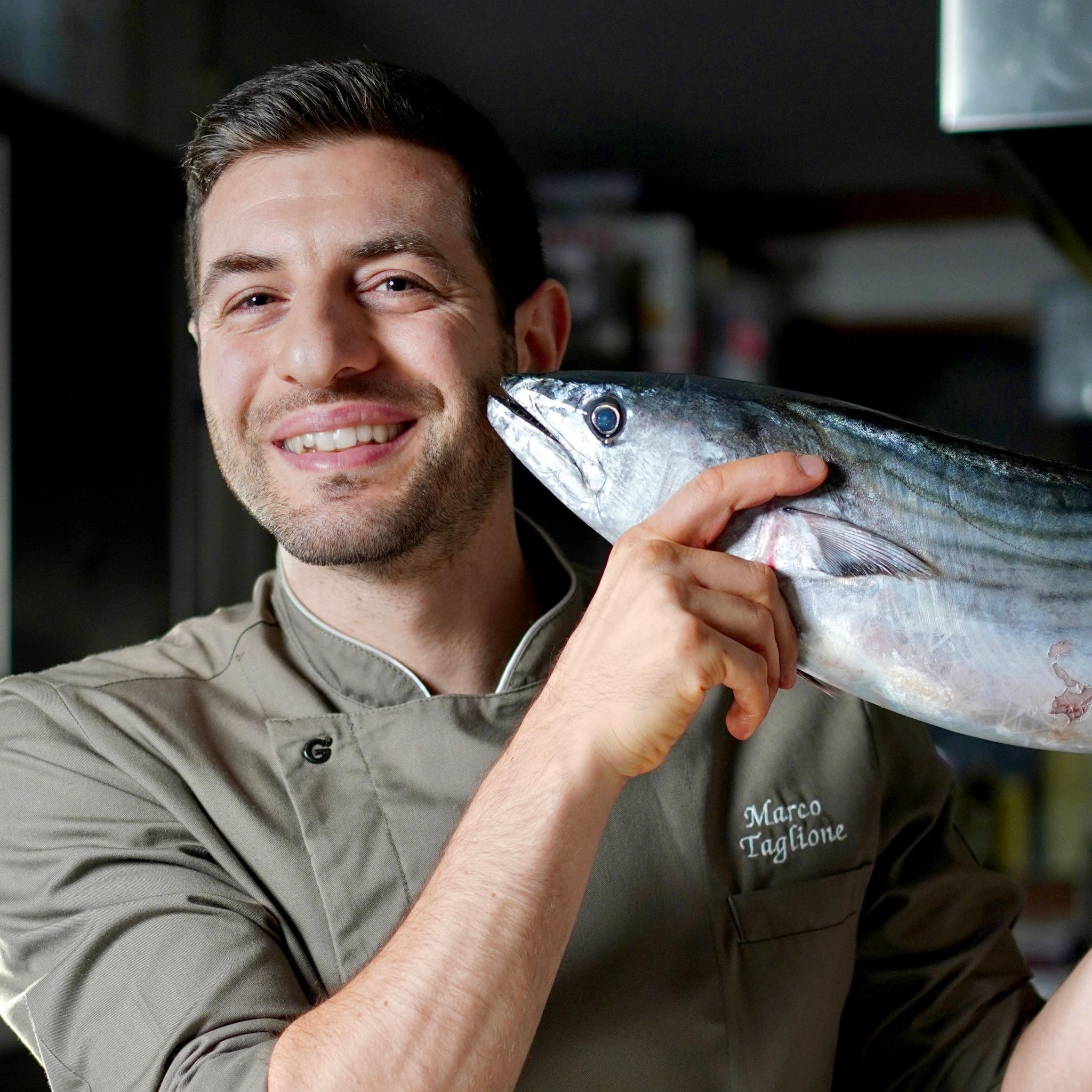 Ritratto dello chef Marco Taglione