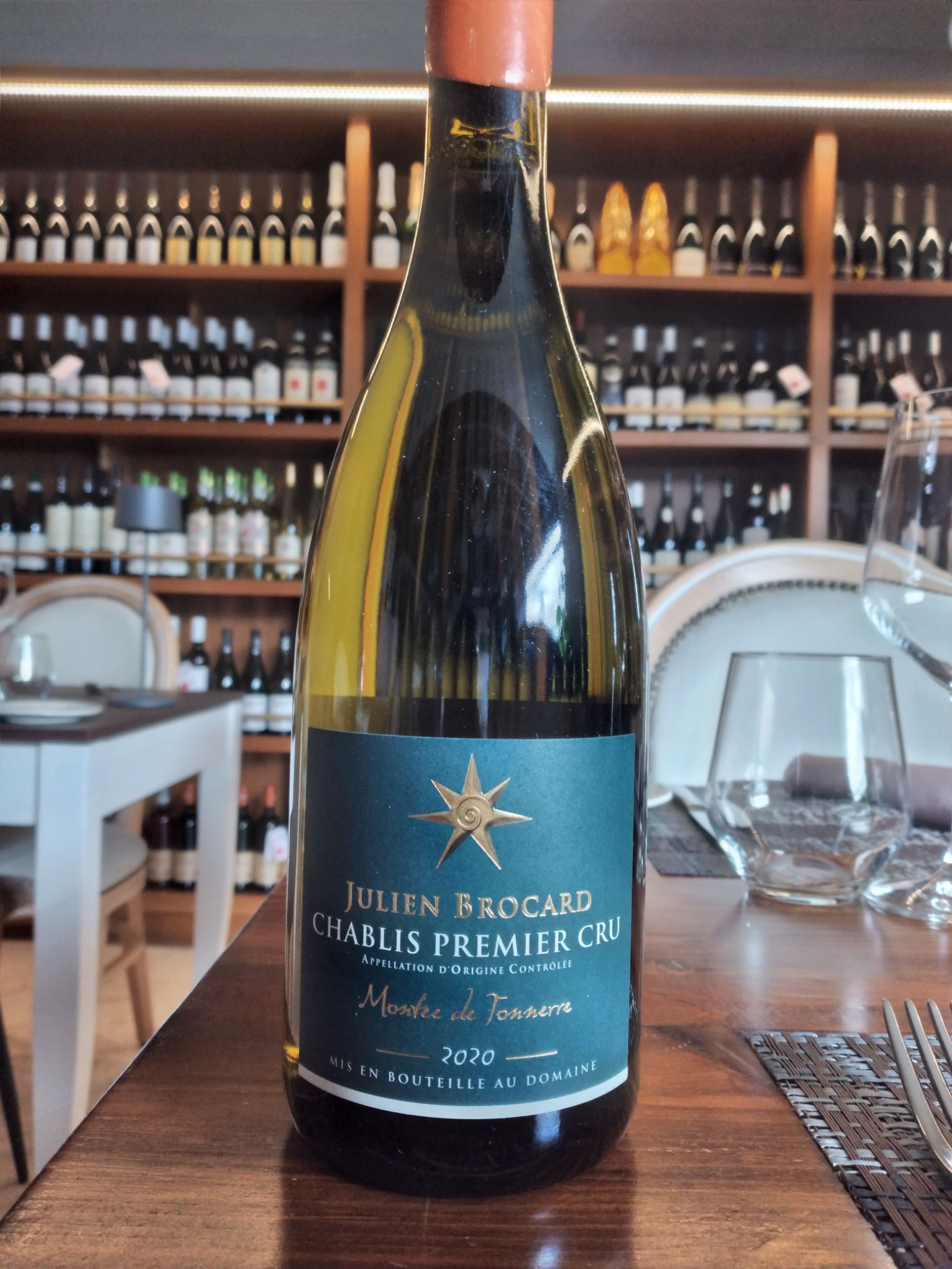 Etichetta dalla carta dei vini di Sapore è Sapere