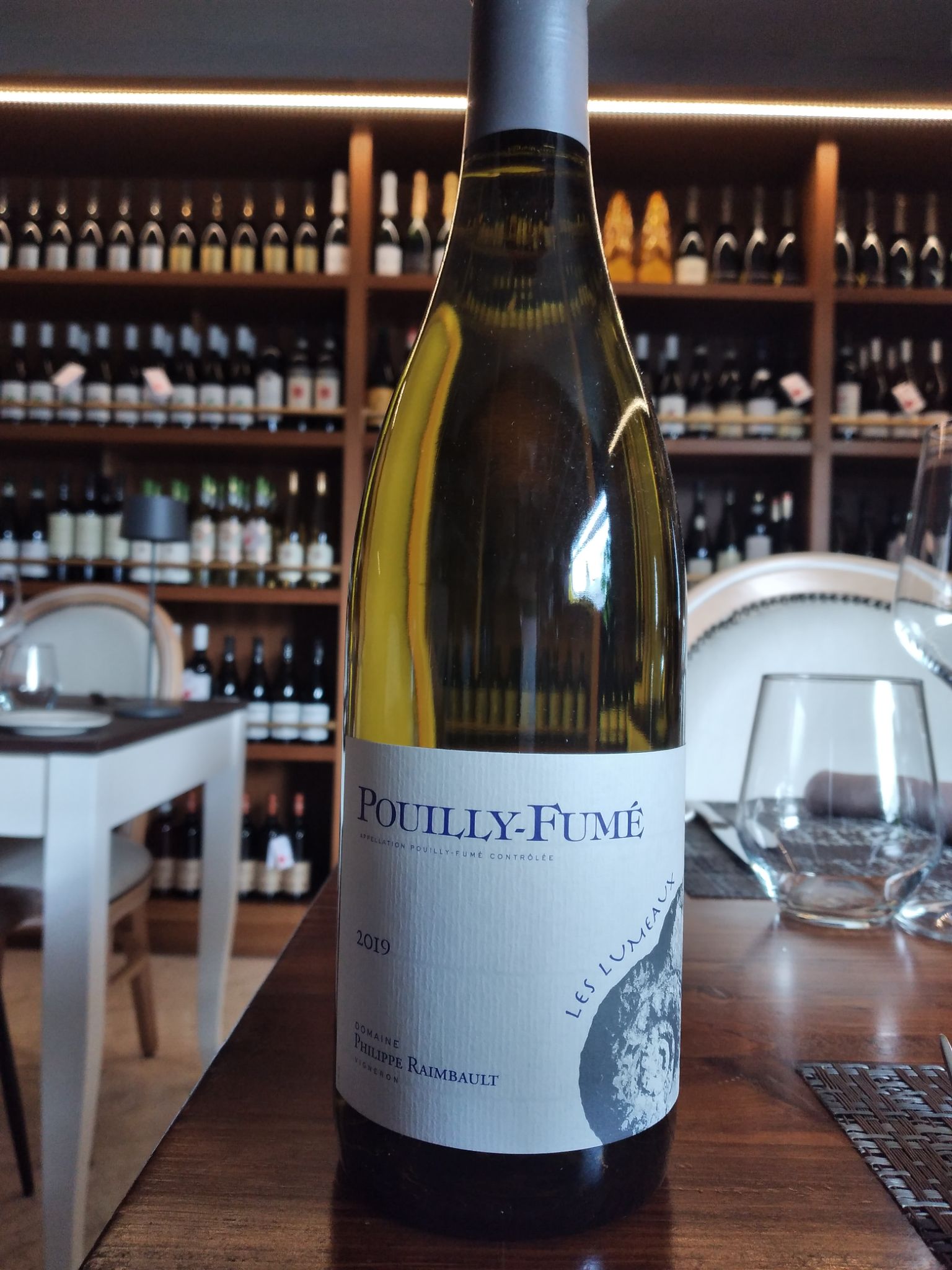 Etichetta dalla carta dei vini di Sapore è Sapere